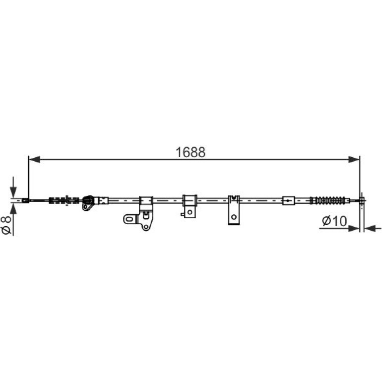 Handbremsseil re 1987482306 Handbremsseil re 1987482306