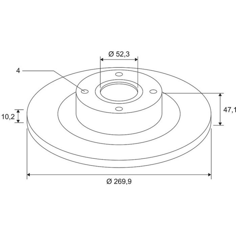 VALEO Bremsscheibe 675404 VALEO Bremsscheibe 675404