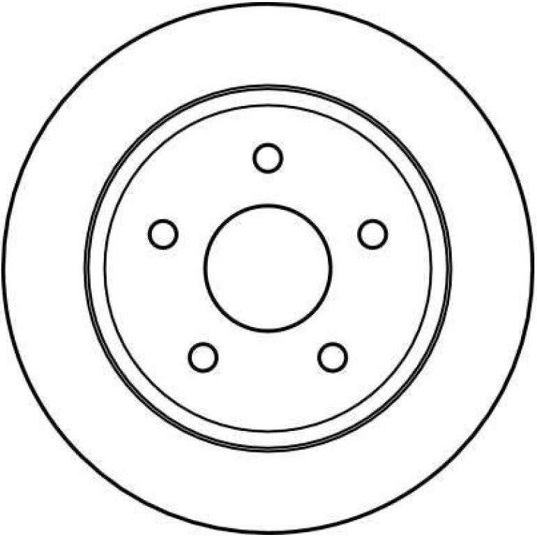 99 482 000 Bremsscheibe HA DF4178 99 482 000 Bremsscheibe HA DF4178