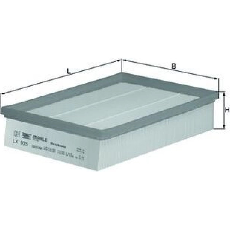 MAHLE Luftfilter LX 935 MAHLE Luftfilter LX 935