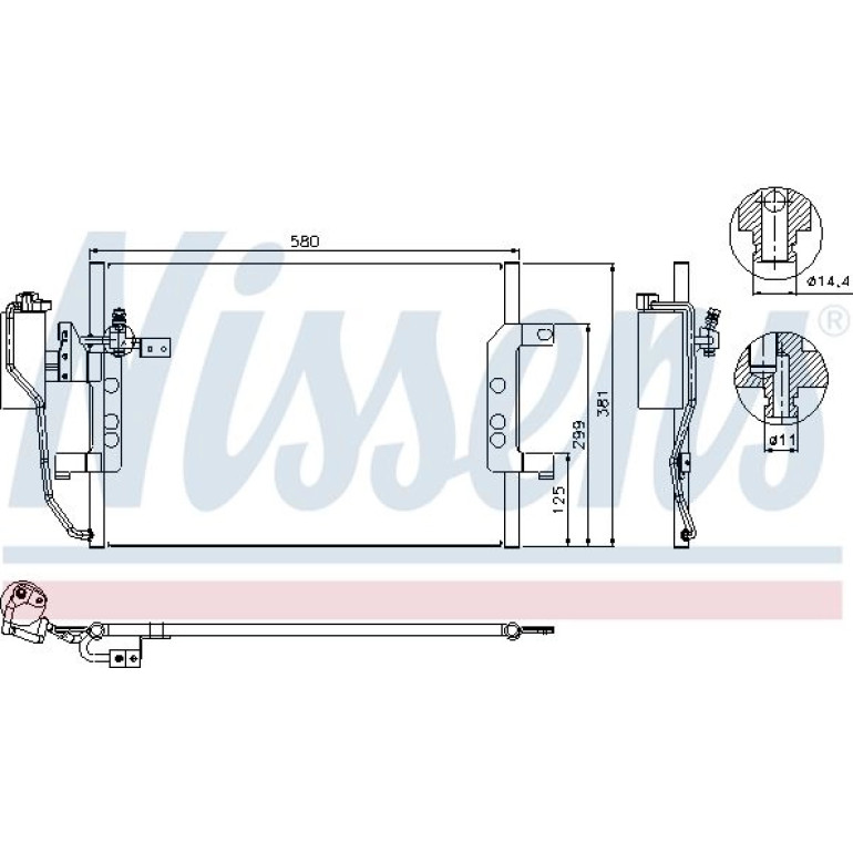 Kondensator PKW 94588 Kondensator PKW 94588