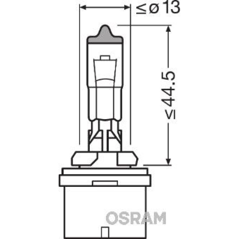 H27/1 OSRAM 12V 27W/1 PG13 880 H27/1 OSRAM 12V 27W/1 PG13 880