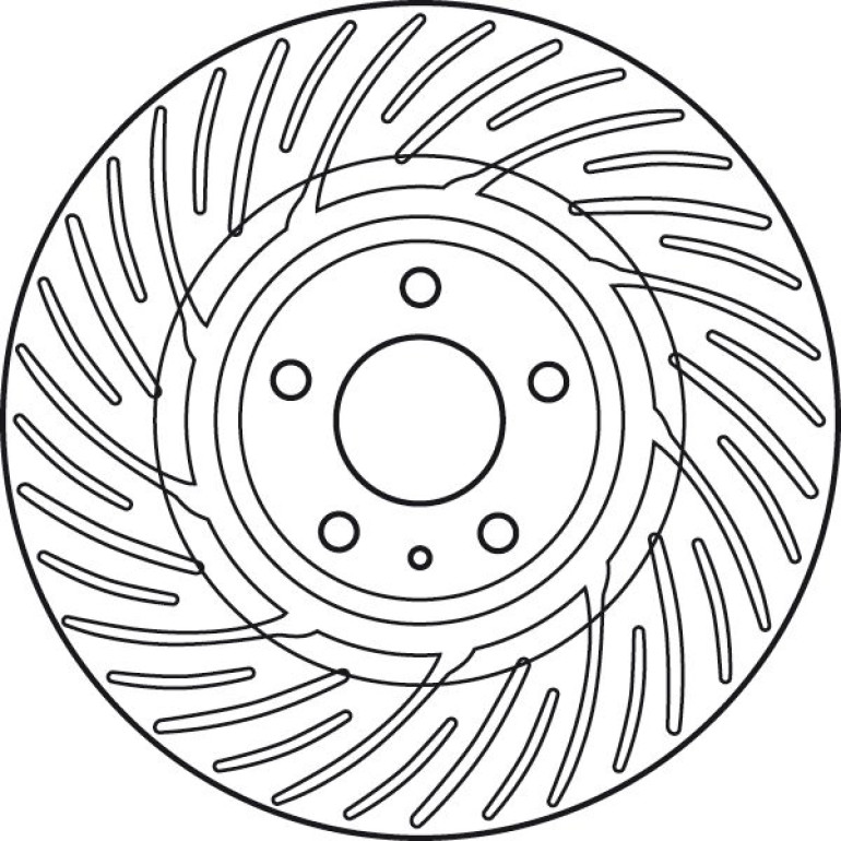 Bremsscheibe Vw S. A4/A5 07-/Q5 DF6014S Bremsscheibe Vw S. A4/A5 07-/Q5 DF6014S