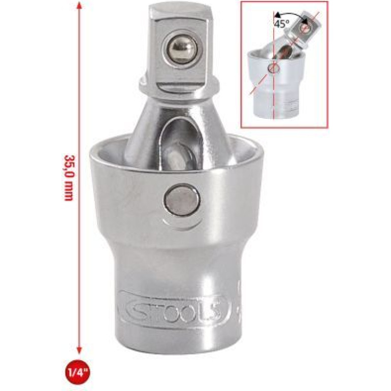 KS TOOLS Power-Kugelgelenk 1/4 917.1450 KS TOOLS Power-Kugelgelenk 1/4 917.1450
