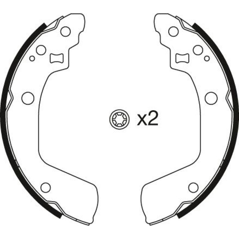 Bremsbackensatz GS8793 Bremsbackensatz GS8793