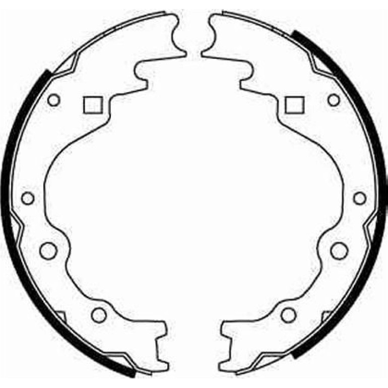 83 461 020 Bremsbacken GS8523 83 461 020 Bremsbacken GS8523