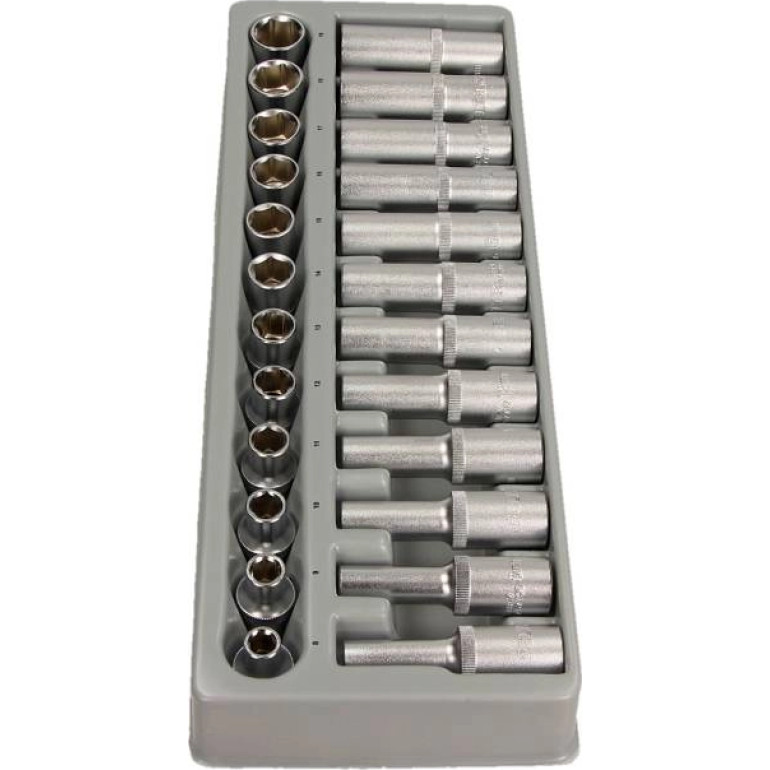 Satz Steckschlüsseleinsätze 1/2 24-Teilig, Modul 1/3 4248 Satz Steckschlüsseleinsätze 1/2 24-Teilig, Modul 1/3 4248