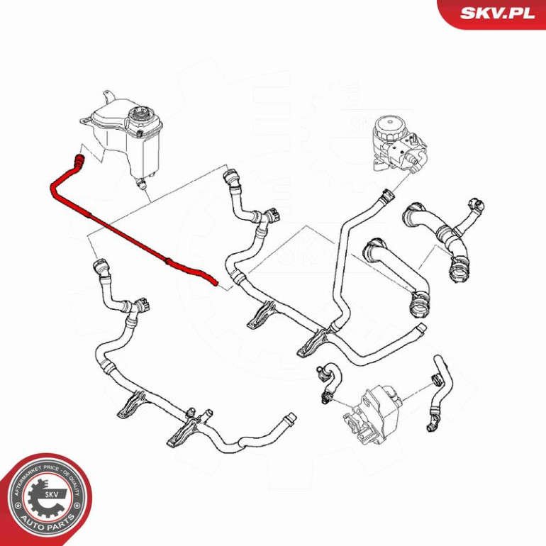 ESEN SKV Kühlerschlauch 43SKV632 ESEN SKV Kühlerschlauch 43SKV632