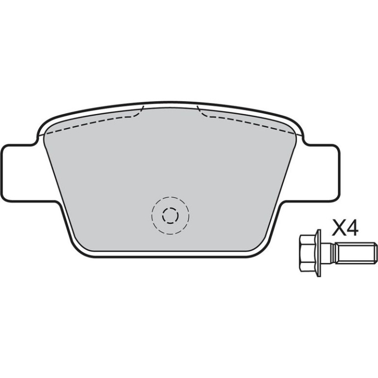 VALEO Bremsbeläge 598633 VALEO Bremsbeläge 598633