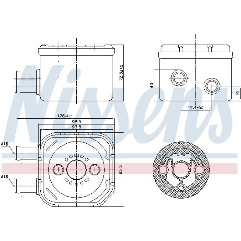 Ölkühler PKW 90652 Ölkühler PKW 90652