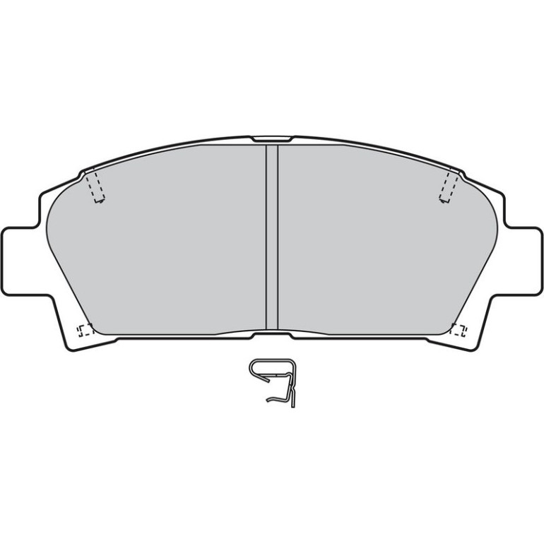 VALEO Bremsbeläge 598809