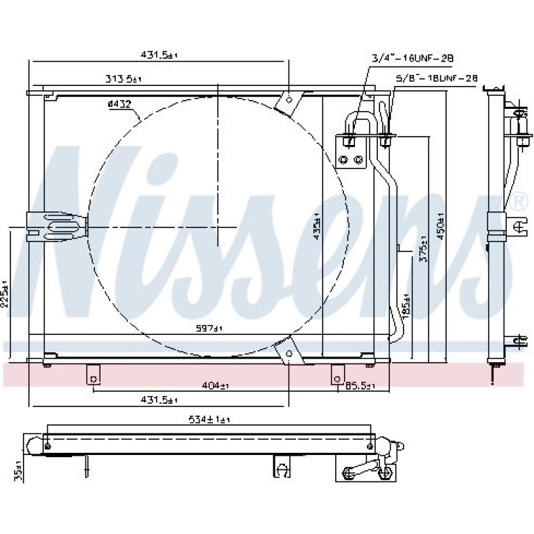 Kondensator PKW 94158 Kondensator PKW 94158