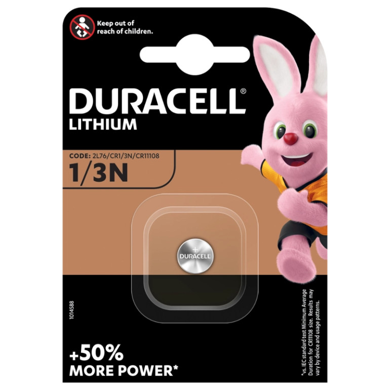 Duracell HP Lithium 1/3N (2L76) B1 5000394003323 Duracell HP Lithium 1/3N (2L76) B1 5000394003323