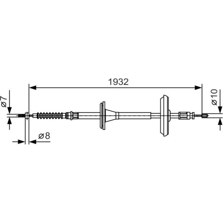 Handbremsseil 1987482021 Handbremsseil 1987482021