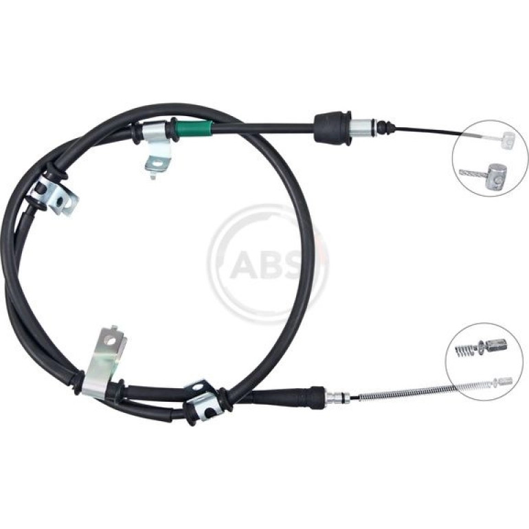 A.B.S. Handbremsseil Seilzug Festellbremse K16003 A.B.S. Handbremsseil Seilzug Festellbremse K16003