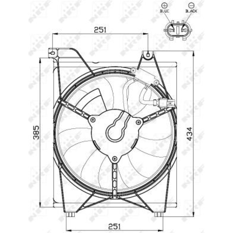 Lüfter Motorkühlung 47515 Lüfter Motorkühlung 47515