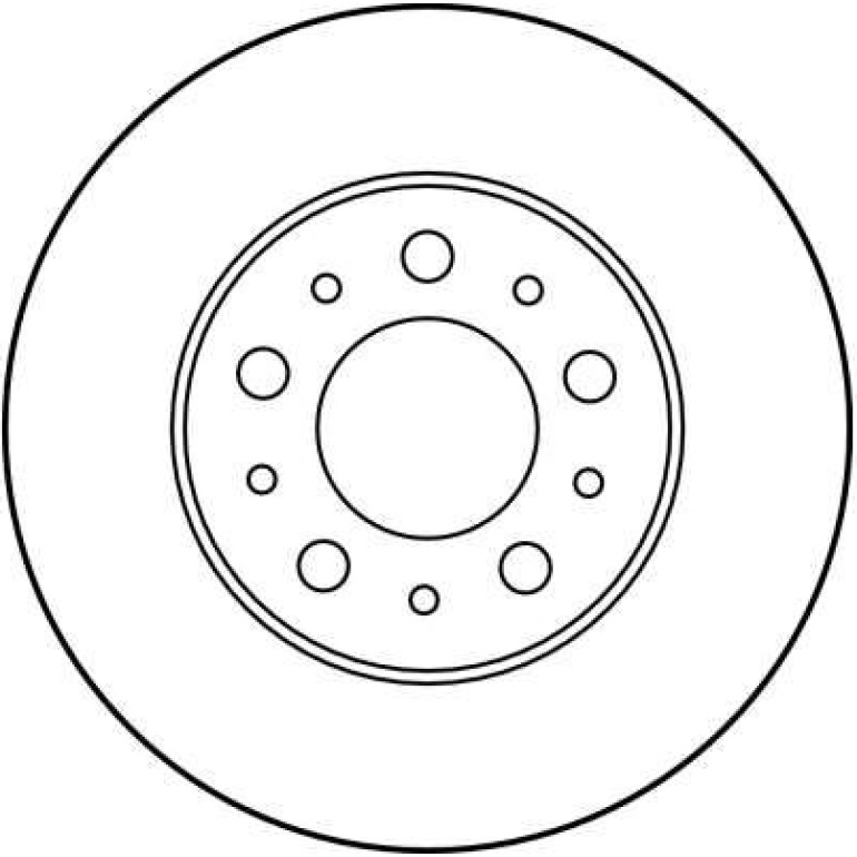 TRW Bremsscheibe DF1689 TRW Bremsscheibe DF1689