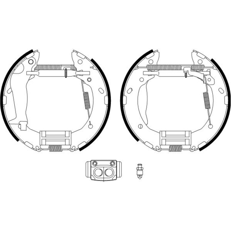 Satz Bremsbacken Hyundai Getz 1.1-1.6 09/02-09/05 84063300 Satz Bremsbacken Hyundai Getz 1.1-1.6 09/02-09/05 84063300