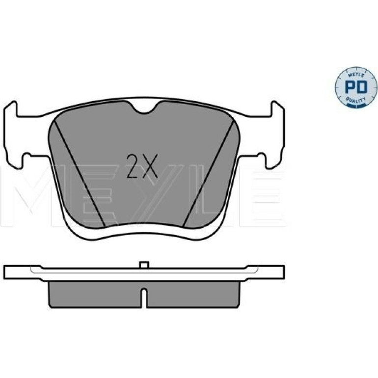 Bremsbelagsatz Vw T. Golf Vii 12-/A3 12 025 250 0816/PD Bremsbelagsatz Vw T. Golf Vii 12-/A3 12 025 250 0816/PD