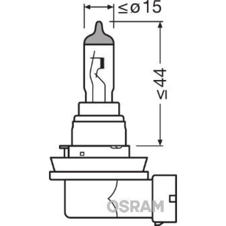 H16L+ OSRAM 12V 19W PGJ19-3 64219L+ H16L+ OSRAM 12V 19W PGJ19-3 64219L+