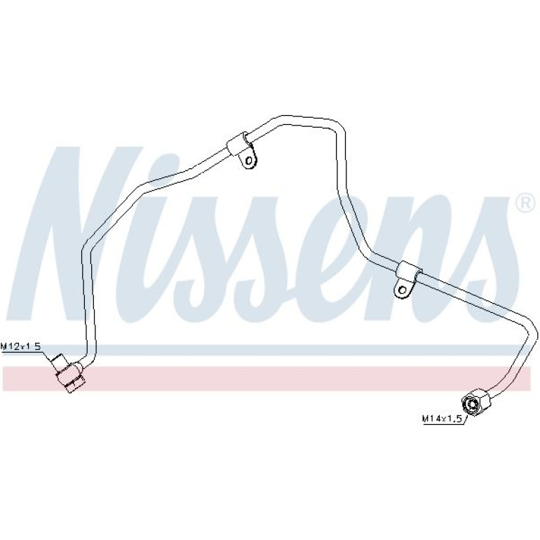 Nissens Ölleitung 935025 Nissens Ölleitung 935025