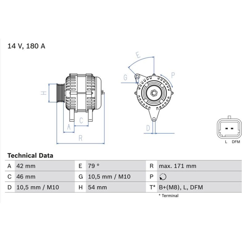 Lichtmaschine 0 986 080 660 Lichtmaschine 0 986 080 660