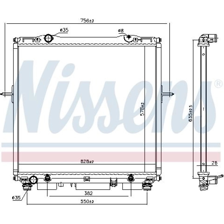 Wasserkühler PKW 66659 Wasserkühler PKW 66659