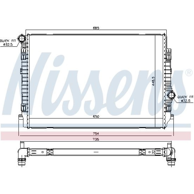 Wasserkühler PKW 65341 Wasserkühler PKW 65341