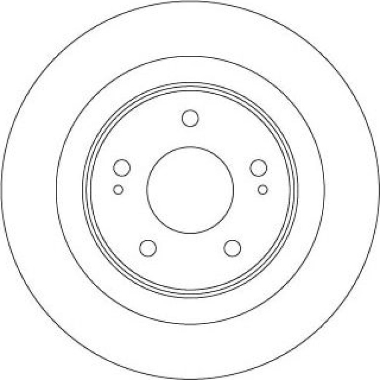 84 482 033 Bremsscheibe HA DF6598