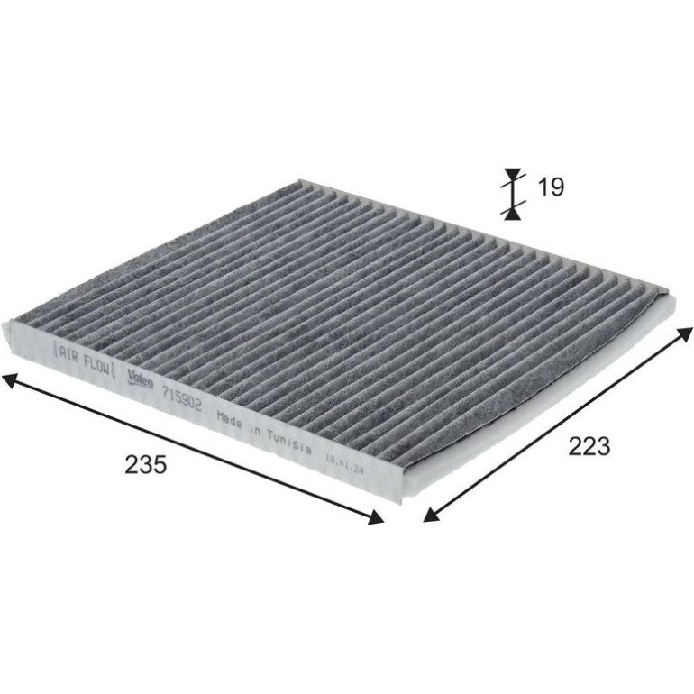 VALEO Innenraumfilter 715902 VALEO Innenraumfilter 715902