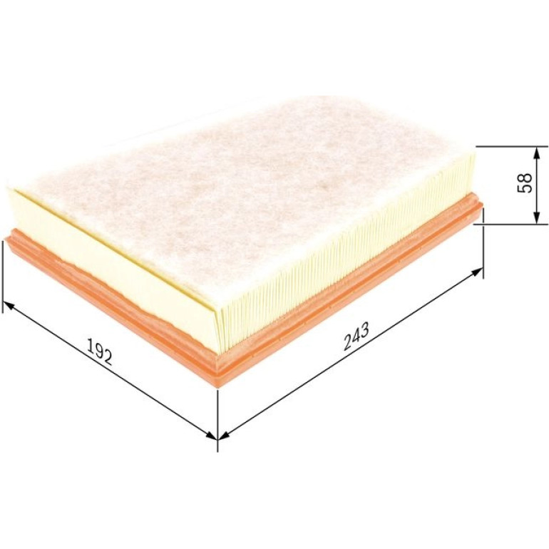 Luftfilter F 026 400 250 Luftfilter F 026 400 250
