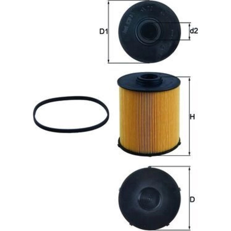 MAHLE Kraftstofffilter KX 70D MAHLE Kraftstofffilter KX 70D