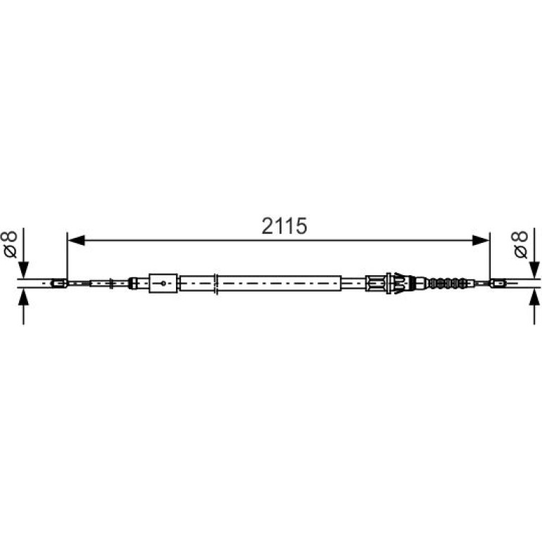 Handbremsseil 1987477775 Handbremsseil 1987477775