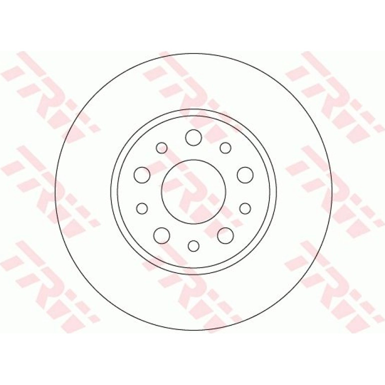 Bremsscheibe Fiat T. 500L 0,9-1,4/1,3-1,6 D 12 DF6228