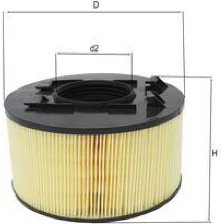 MAHLE Luftfilter LX 759 MAHLE Luftfilter LX 759