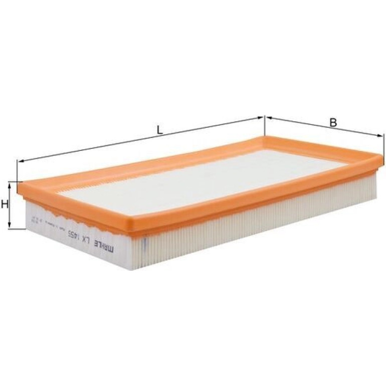 MAHLE Luftfilter LX 1455 MAHLE Luftfilter LX 1455