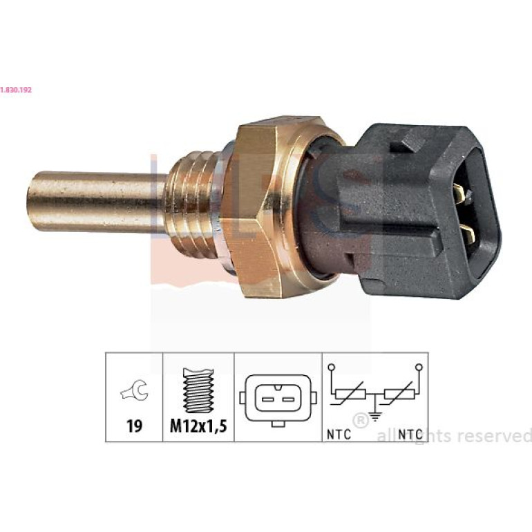 Sensor, Kühlmitteltemperatur 1.830.192 Sensor, Kühlmitteltemperatur 1.830.192
