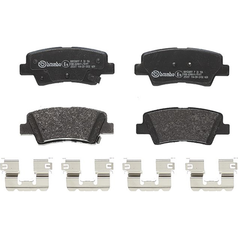 BREMBO Bremsklötze HA P 30 106 BREMBO Bremsklötze HA P 30 106