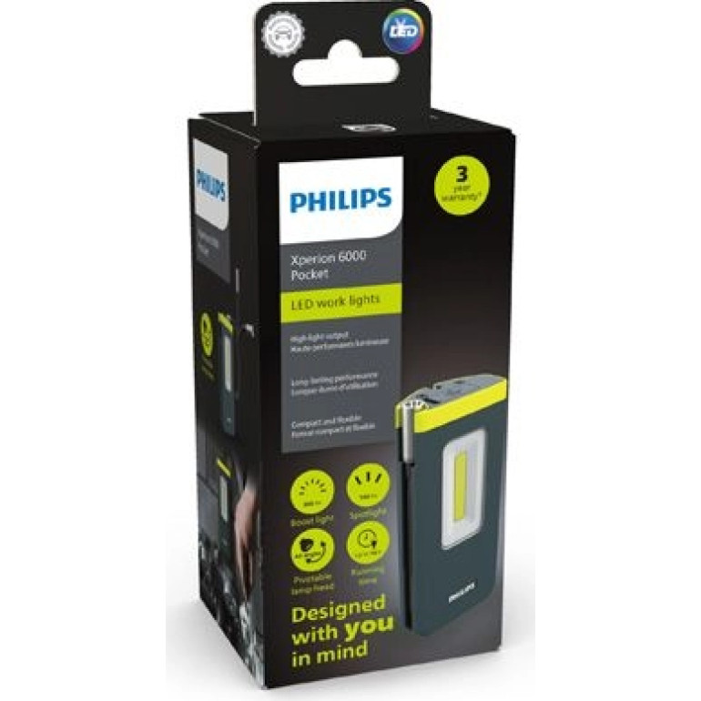 LED Inspektion Wekstattlampe wiederaufladbar Xperion 6000 LED Lamp 1 Stück Philips X60POCKX1 LED Inspektion Wekstattlampe wiederaufladbar Xperion 6000 LED Lamp 1 Stück Philips X60POCKX1