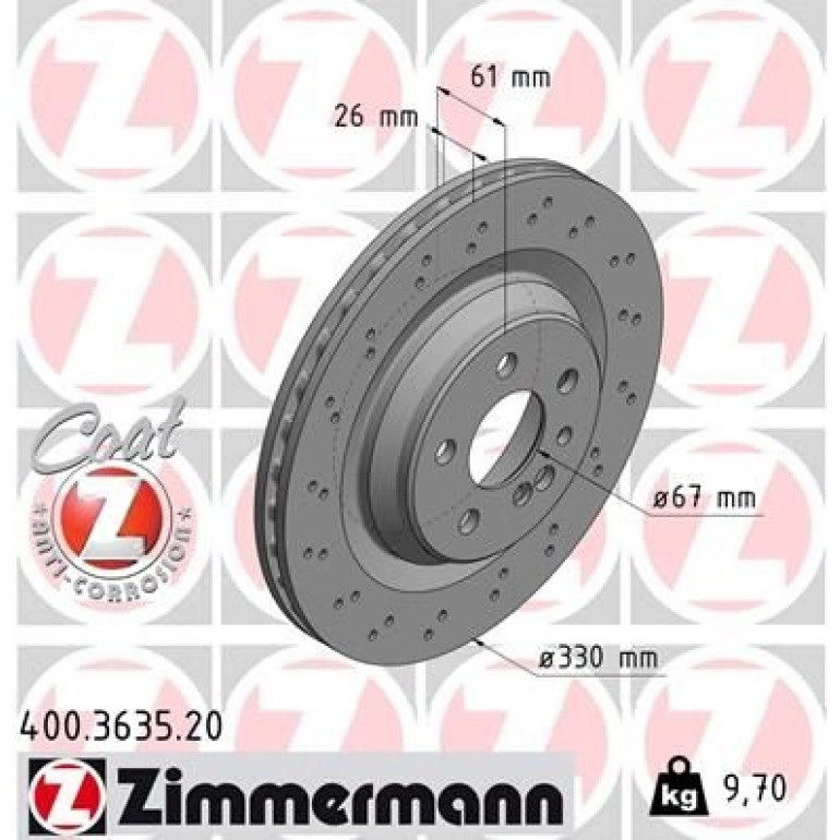 15 482 086 Bremsscheibe HA 400.3635.20 15 482 086 Bremsscheibe HA 400.3635.20
