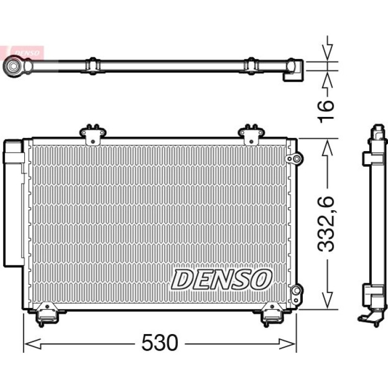 DENSO Kondensator, Klimaanlage DCN50060 DENSO Kondensator, Klimaanlage DCN50060