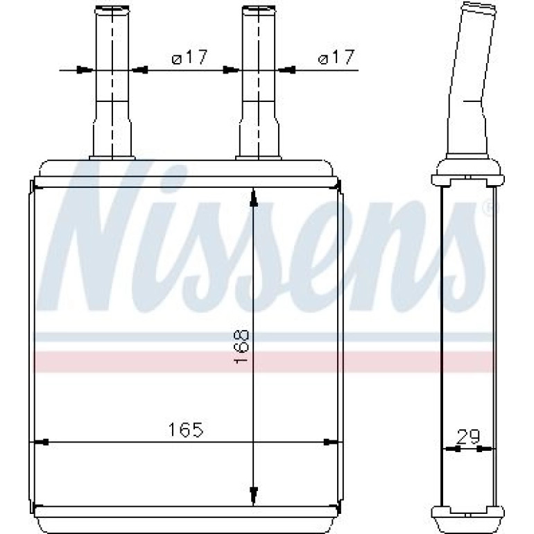 Heizkühler PKW 77604 Heizkühler PKW 77604