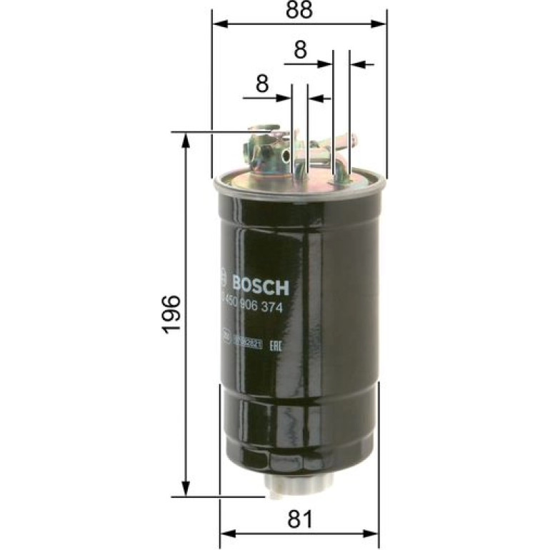 Kraftstofffilter 0 450 906 374 Kraftstofffilter 0 450 906 374
