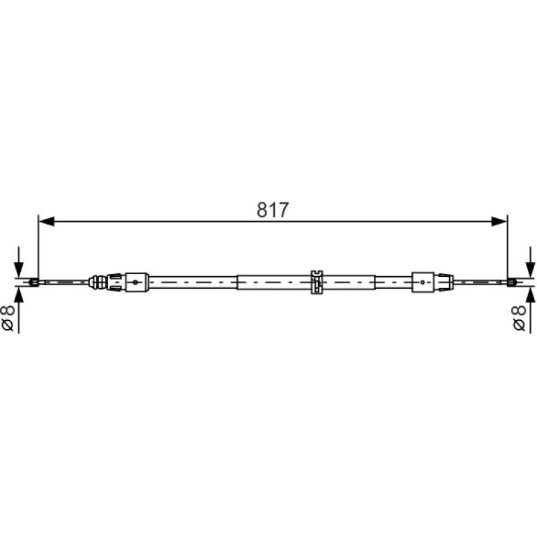 Handbremsseil 1987482024 Handbremsseil 1987482024