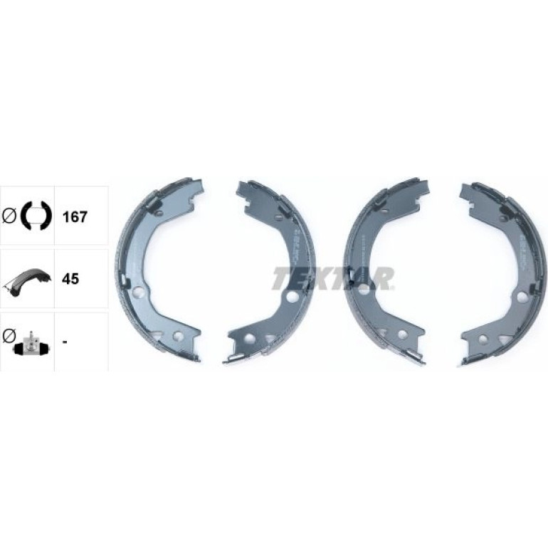 Handbremsbacken Hyundai Sonata/Magentis 05 91070700 Handbremsbacken Hyundai Sonata/Magentis 05 91070700