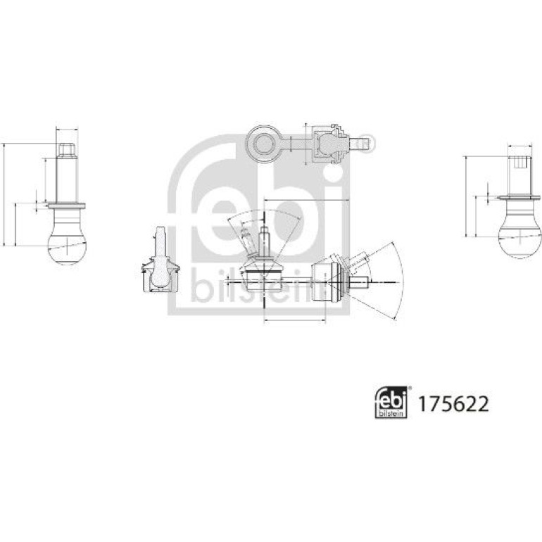 Stange/Strebe, Stabilisator 175622 Stange/Strebe, Stabilisator 175622