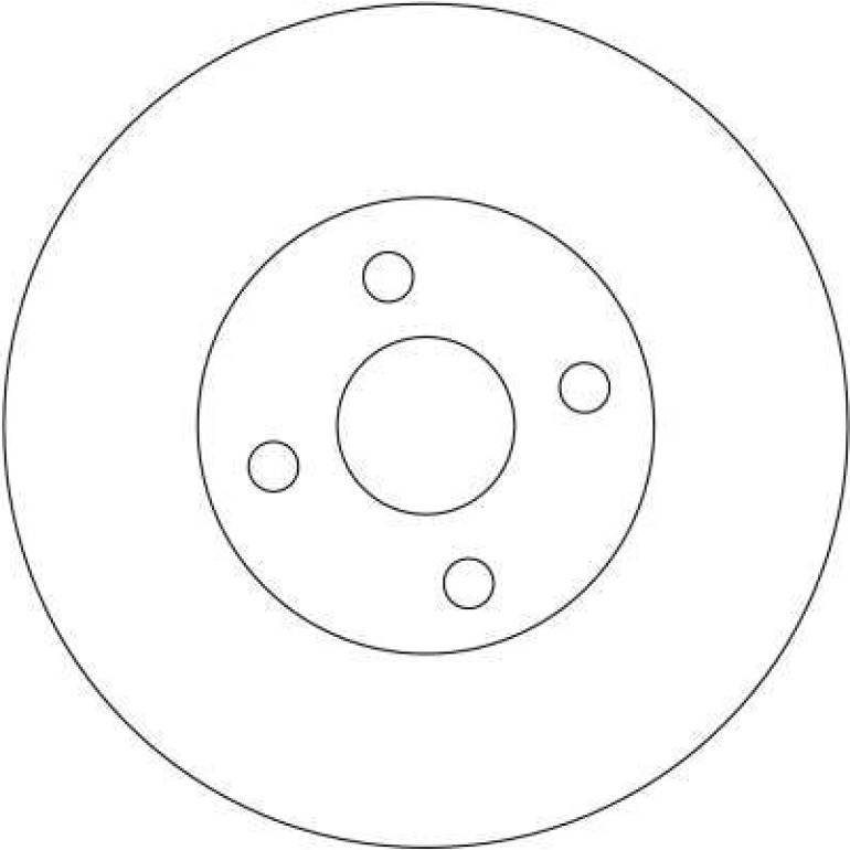 Bremsscheibe Toyota P. Corolla 1.8 Vvt-I/2.0 D-4D 01-07 DF4366 Bremsscheibe Toyota P. Corolla 1.8 Vvt-I/2.0 D-4D 01-07 DF4366