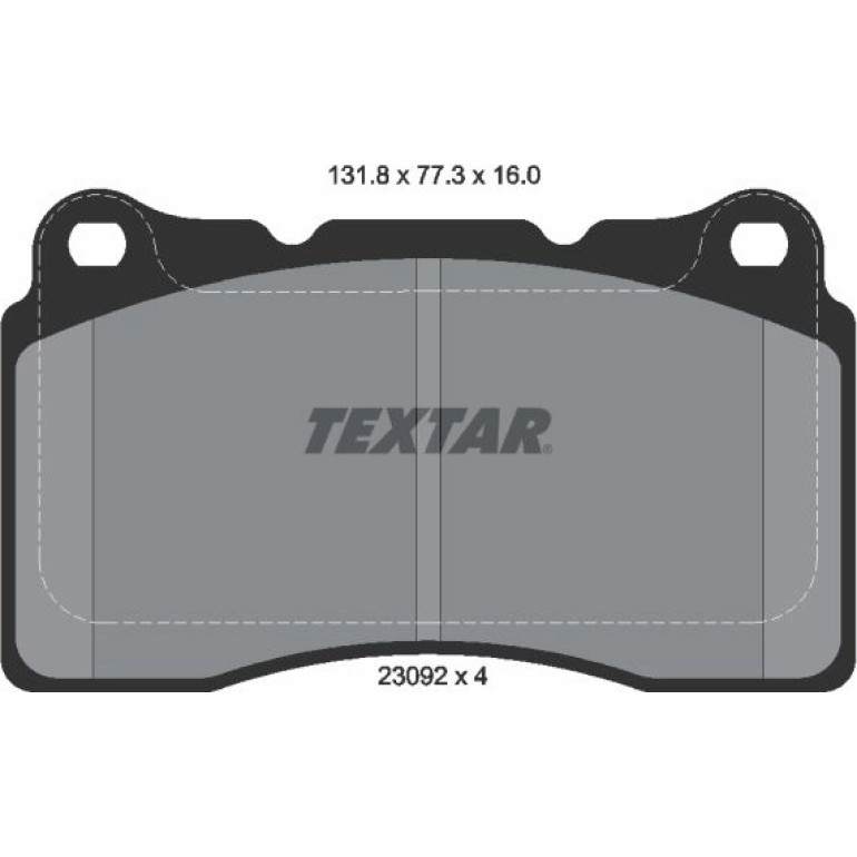 Bremsbelagsatz Mitsubishi P. Lancer Evo Viii/Ix Ohne Sensor Siehe Katalog 2309203 Bremsbelagsatz Mitsubishi P. Lancer Evo Viii/Ix Ohne Sensor Siehe Katalog 2309203