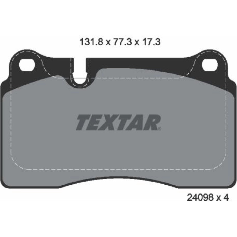 Bremsbelagsatz Vw P. Touareg 3.0 V6 Tdi 10 2409801 Bremsbelagsatz Vw P. Touareg 3.0 V6 Tdi 10 2409801