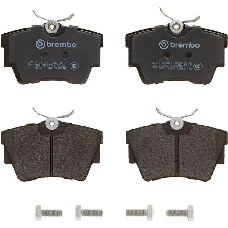 BREMBO Bremsklötze HA P 59 041 BREMBO Bremsklötze HA P 59 041